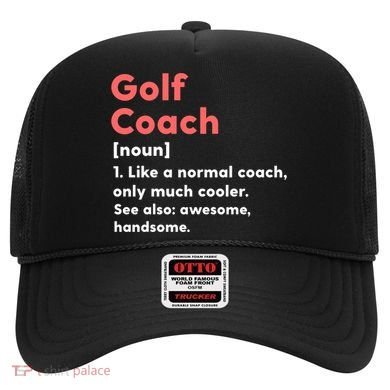 Golf Coach Definition Funny Trainer Gift Present Gift Hat