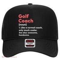 Golf Coach Definition Funny Trainer Gift Present Gift Hat thumb 0
