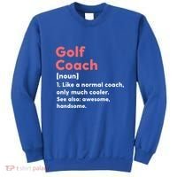 Golf Coach Definition Funny Trainer Gift Present Gift Sweatshirt thumb 0