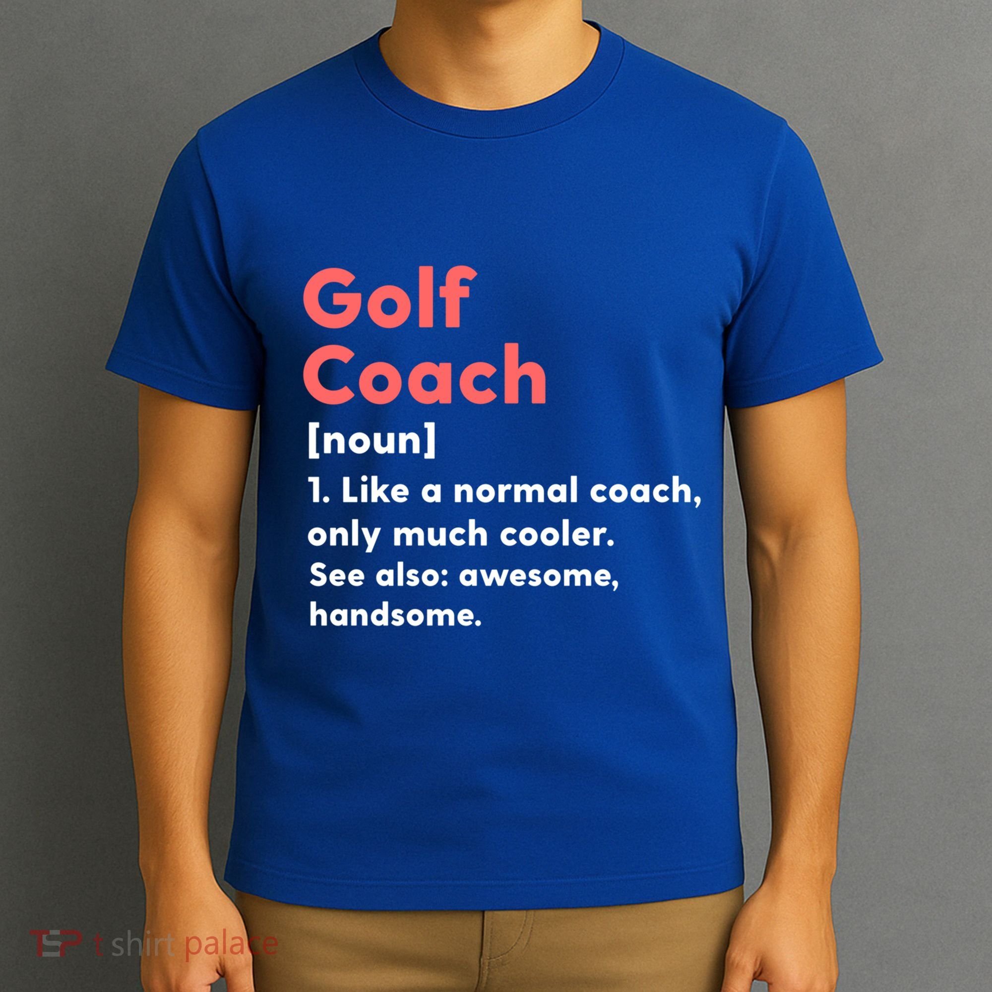 Golf Coach Definition Funny Trainer Gift Present Gift T-Shirt