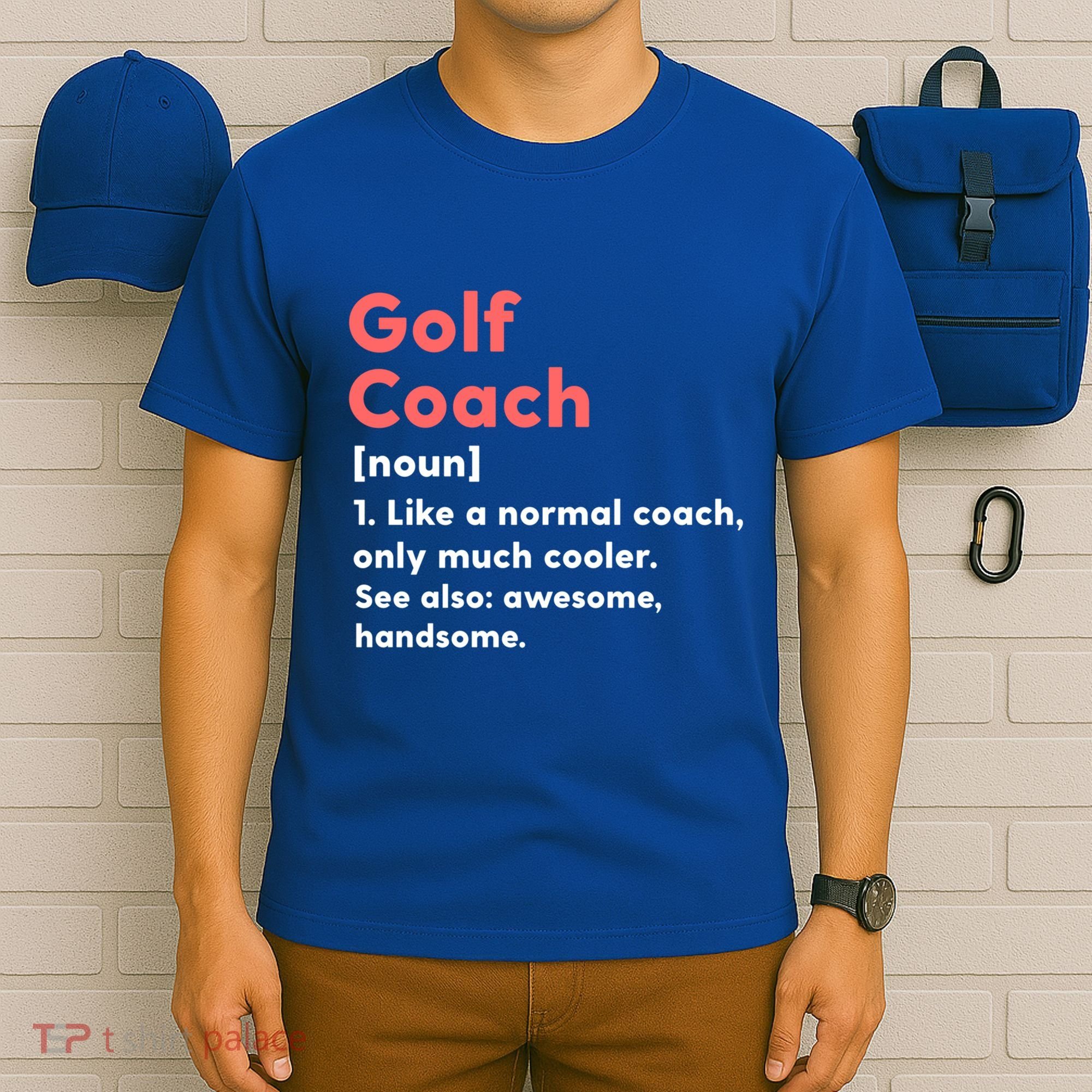 Golf Coach Definition Funny Trainer Gift Present Gift T-Shirt