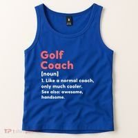 Golf Coach Definition Funny Trainer Gift Present Gift Tank Top thumb 2
