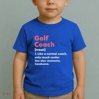 Golf Coach Definition Funny Trainer Gift Present Gift Toddler T-Shirt thumb 2