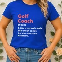 Golf Coach Definition Funny Trainer Gift Present Gift Women's T-Shirt thumb 2