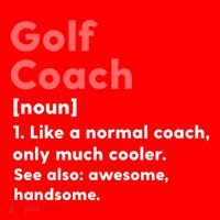 Golf Coach Definition Funny Trainer Gift Present Gift Santa Hat thumb 1