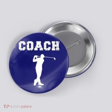 Golf Coach Design Golf Instructors / Golf Teachers Cool Gift Button