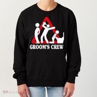Grooms Crew Drunk Bachelor Party Women's Sweatshirt thumb 0