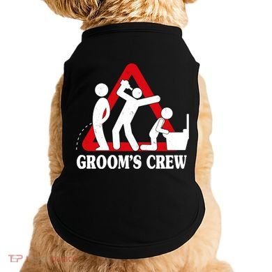 Grooms Crew Drunk Bachelor Party Doggie Tank