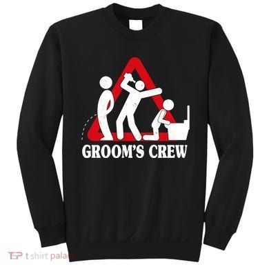 Grooms Crew Drunk Bachelor Party Sweatshirt