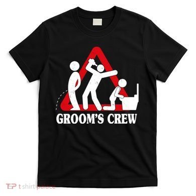 Grooms Crew Drunk Bachelor Party T-Shirt