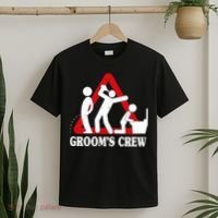 Grooms Crew Drunk Bachelor Party T-Shirt thumb 2