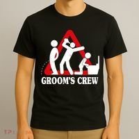 Grooms Crew Drunk Bachelor Party T-Shirt thumb 3