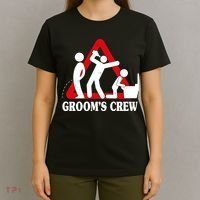 Grooms Crew Drunk Bachelor Party T-Shirt thumb 4