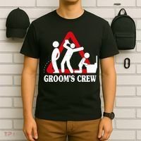 Grooms Crew Drunk Bachelor Party T-Shirt thumb 6