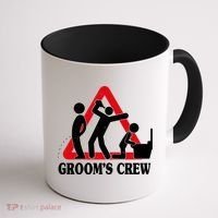 Grooms Crew Drunk Bachelor Party Coffee Mug thumb 1