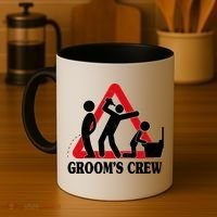 Grooms Crew Drunk Bachelor Party Coffee Mug thumb 4