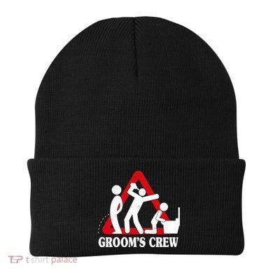 Grooms Crew Drunk Bachelor Party Beanie