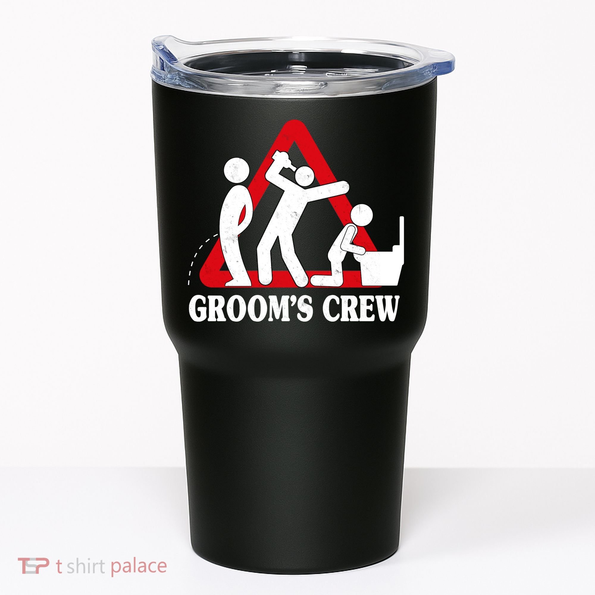 Grooms Crew Drunk Bachelor Party Tumbler
