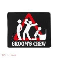 Grooms Crew Drunk Bachelor Party Mousepad thumb 0