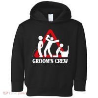 Grooms Crew Drunk Bachelor Party Toddler Hoodie thumb 0
