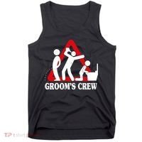Grooms Crew Drunk Bachelor Party Tank Top thumb 0