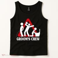 Grooms Crew Drunk Bachelor Party Tank Top thumb 2