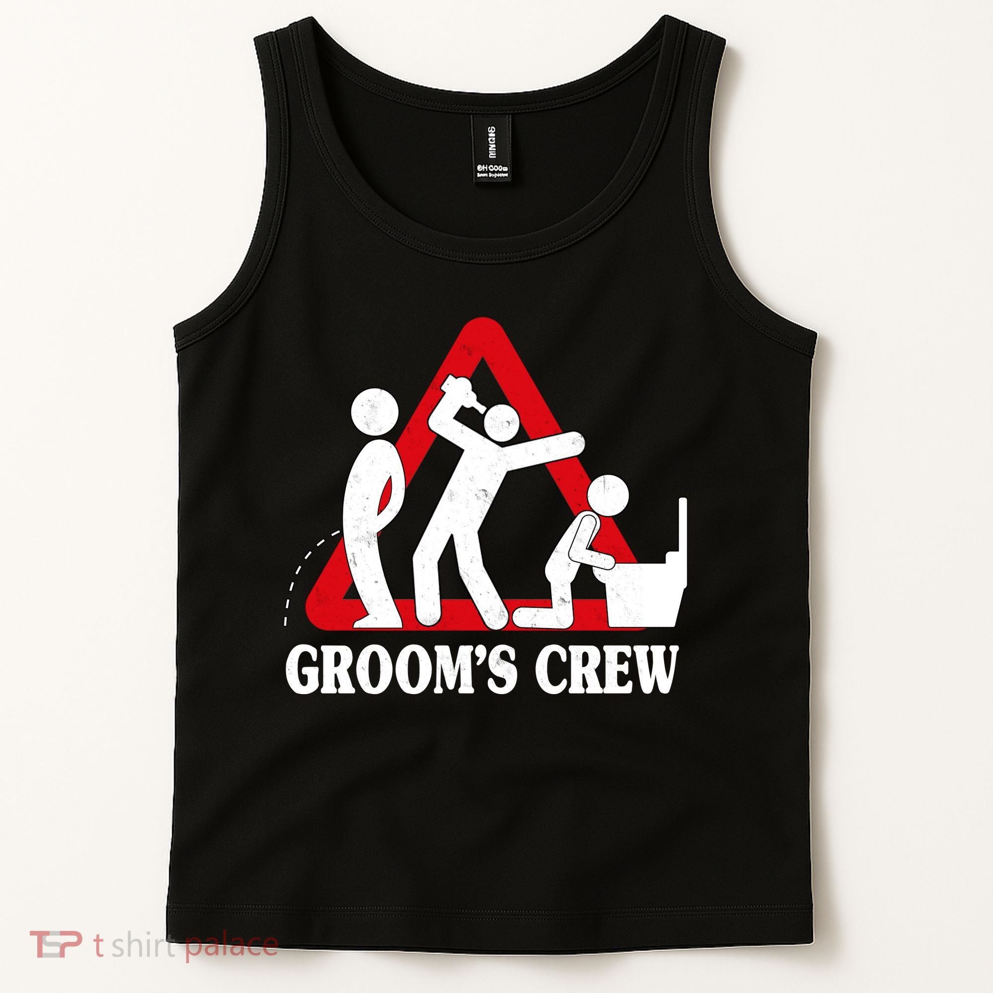 Grooms Crew Drunk Bachelor Party Tank Top