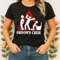 Grooms Crew Drunk Bachelor Party Women's T-Shirt thumb 2