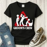 Grooms Crew Drunk Bachelor Party Women's T-Shirt thumb 3
