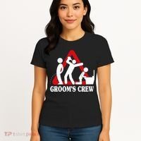 Grooms Crew Drunk Bachelor Party Women's T-Shirt thumb 4
