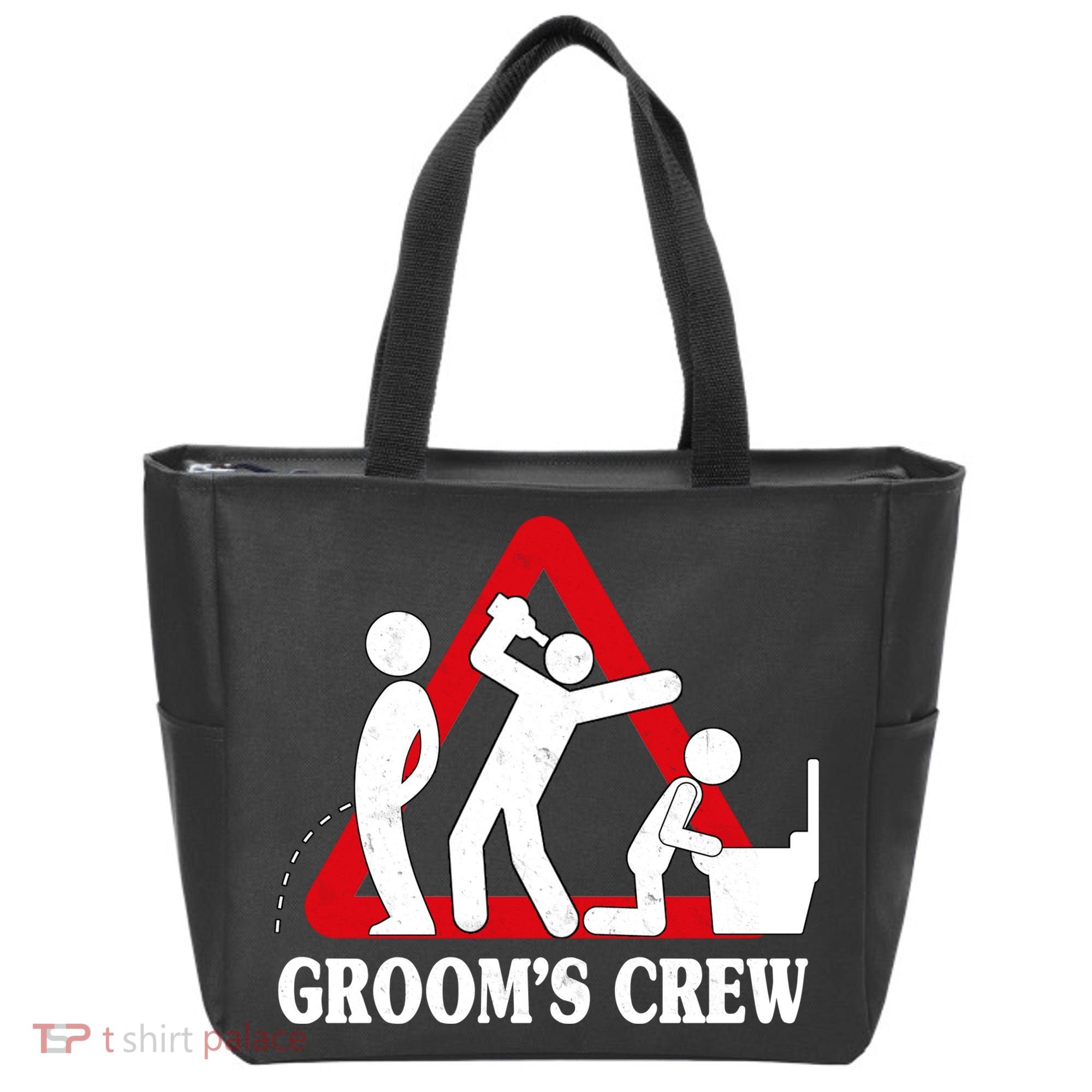Grooms Crew Drunk Bachelor Party Tote Bag