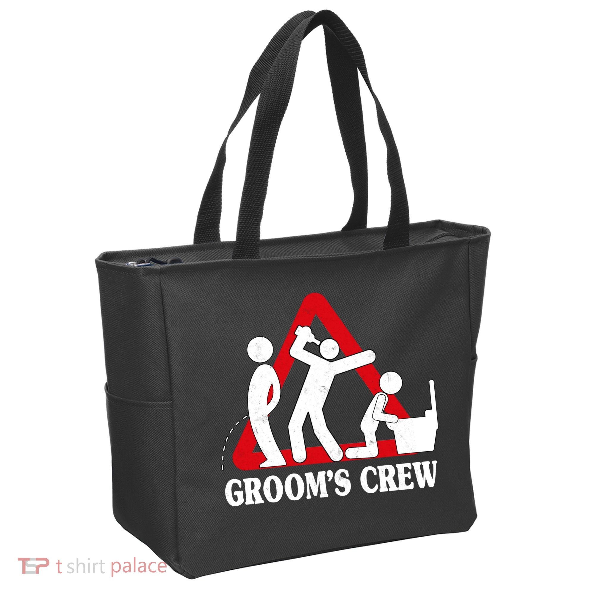 Grooms Crew Drunk Bachelor Party Tote Bag