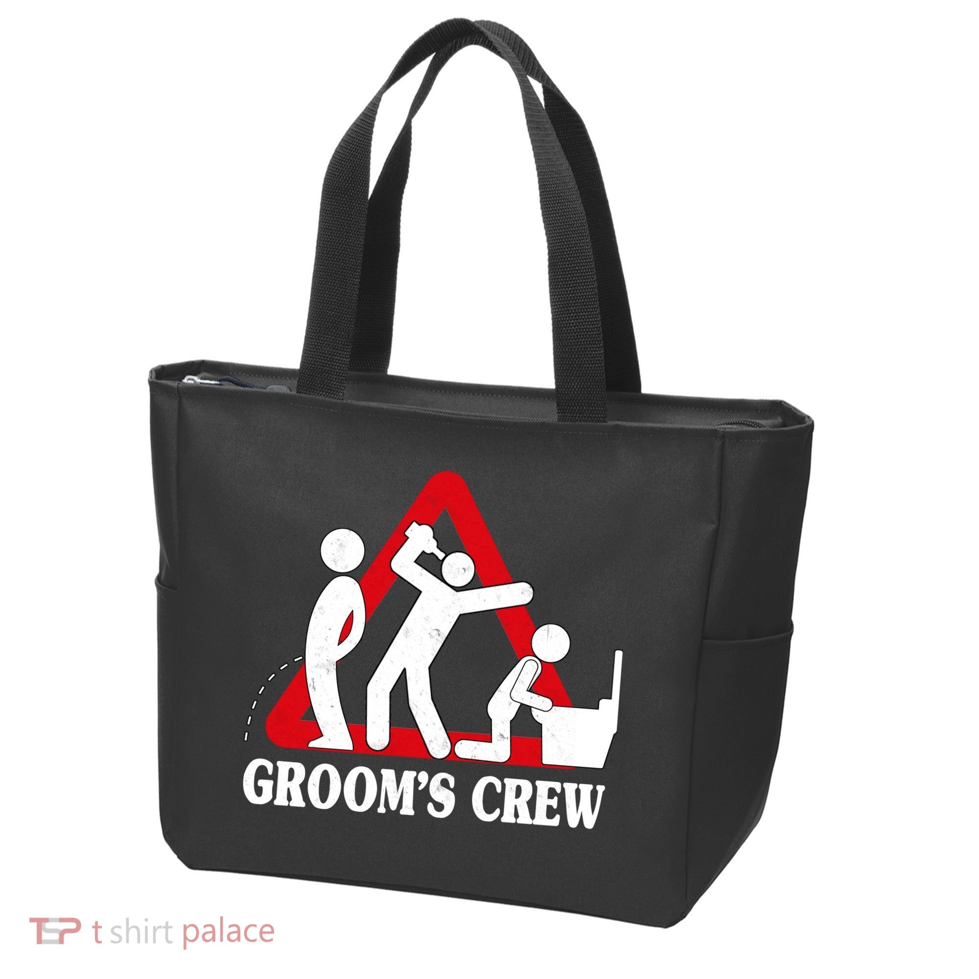 Grooms Crew Drunk Bachelor Party Tote Bag