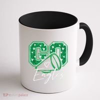 Go Cheer Eagles Saying Females And Males Coffee Mug thumb 1