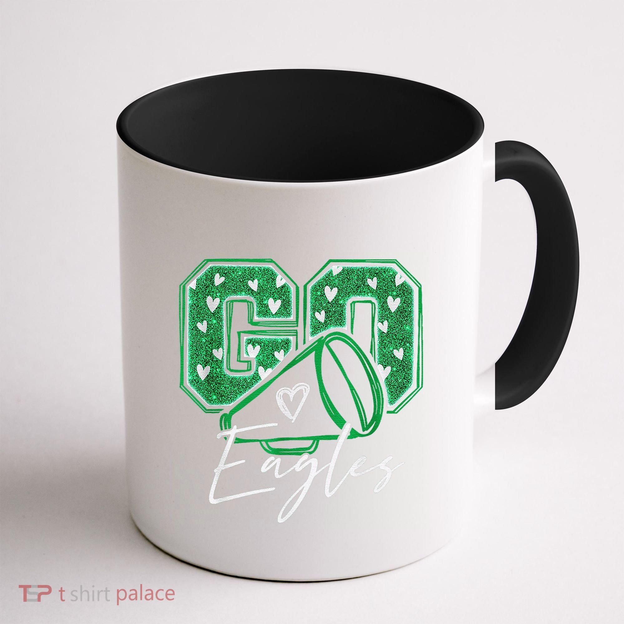 Go Cheer Eagles Saying Females And Males Coffee Mug