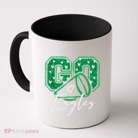 Go Cheer Eagles Saying Females And Males Coffee Mug thumb 0
