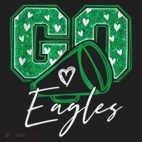 Go Cheer Eagles Saying Females And Males Tumbler thumb 3