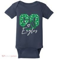 Go Cheer Eagles Saying Females And Males Baby Bodysuit thumb 0