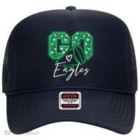 Go Cheer Eagles Saying Females And Males Hat thumb 0