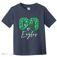Go Cheer Eagles Saying Females And Males Toddler T-Shirt thumb 0