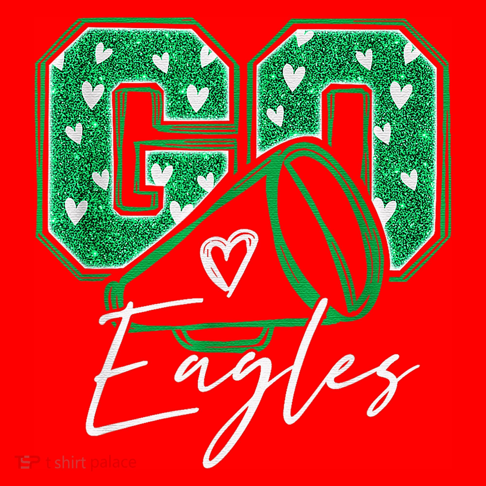 Go Cheer Eagles Saying Females And Males Santa Hat