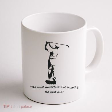 Golf Citation Essentielle De Ben Hogan Coffee Mug back