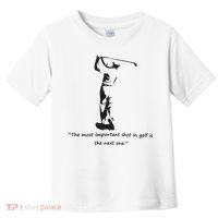 Golf Citation Essentielle De Ben Hogan Toddler T-Shirt thumb 0