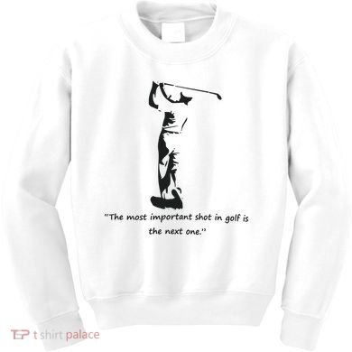 Golf Citation Essentielle De Ben Hogan Kids Sweatshirt