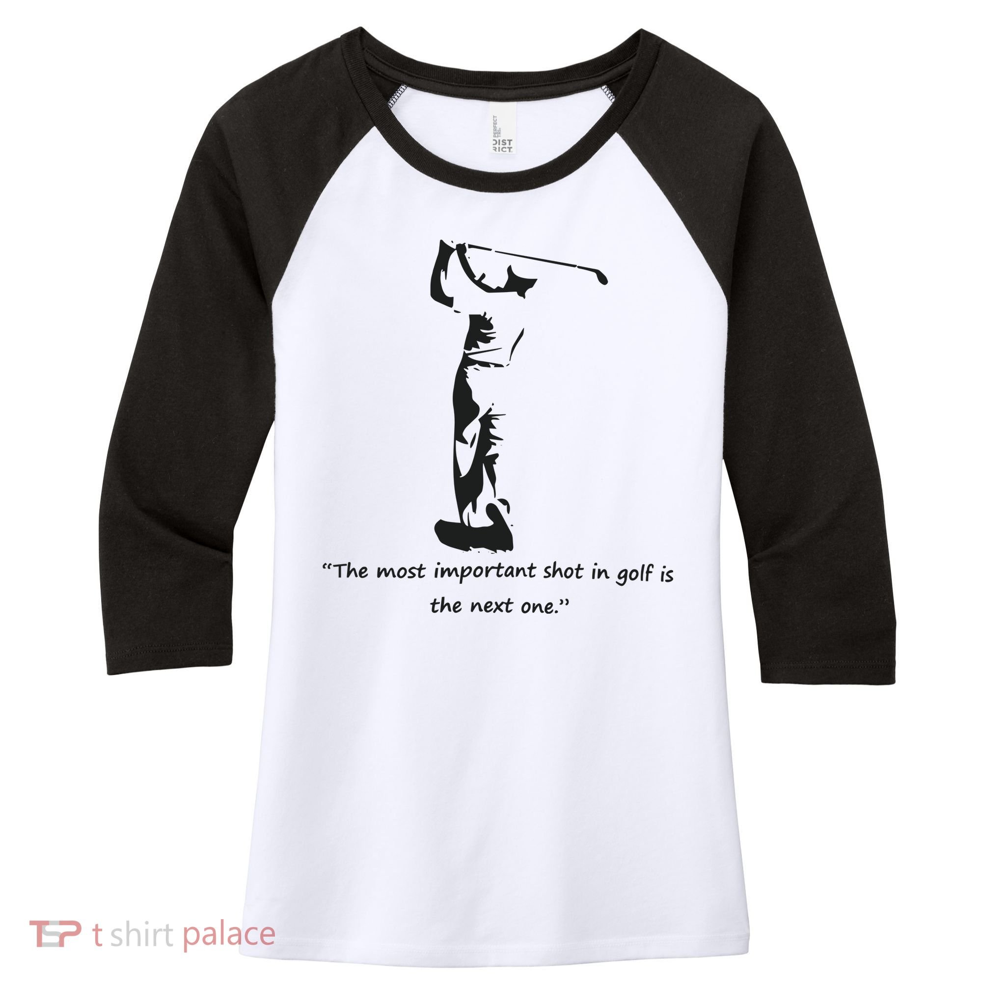 Golf Citation Essentielle De Ben Hogan Women's Tri-Blend 3/4-Sleeve Raglan Shirt