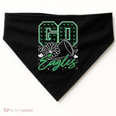 Go Cheer Eagles Design Gift USA-Made Doggie Bandana