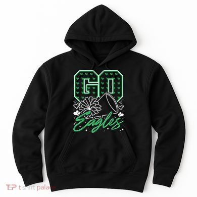 Go Cheer Eagles Design Gift Hoodie