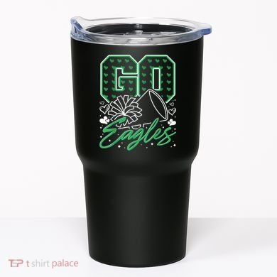 Go Cheer Eagles Design Gift Tumbler