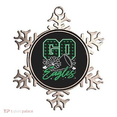 Go Cheer Eagles Design Gift Ornament