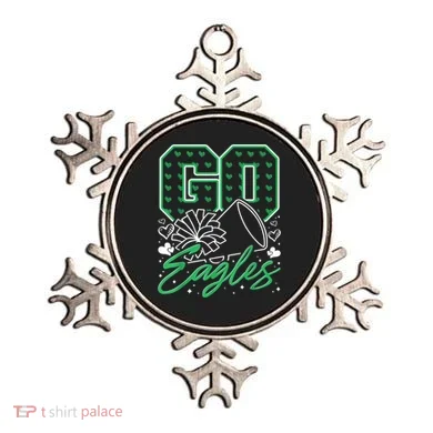 Go Cheer Eagles Design Gift Ornament